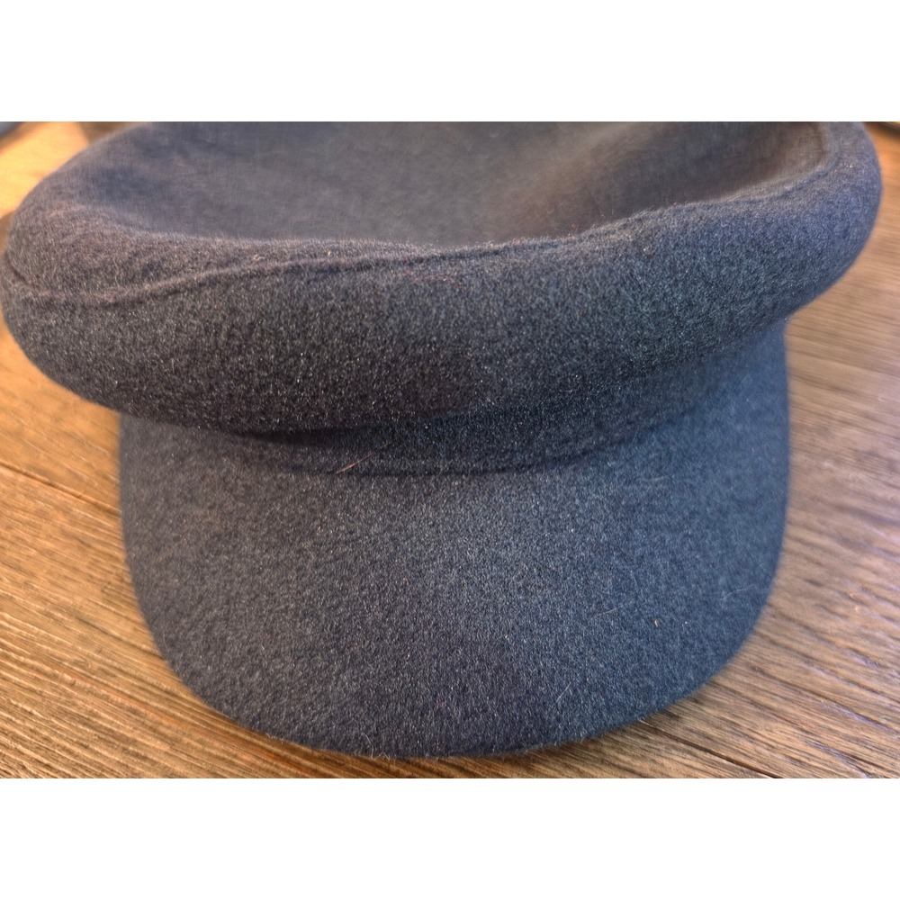 Universal Thread Navy Blue Wool Blend Newsboy Baker Boy Cabbie Hat OSFM